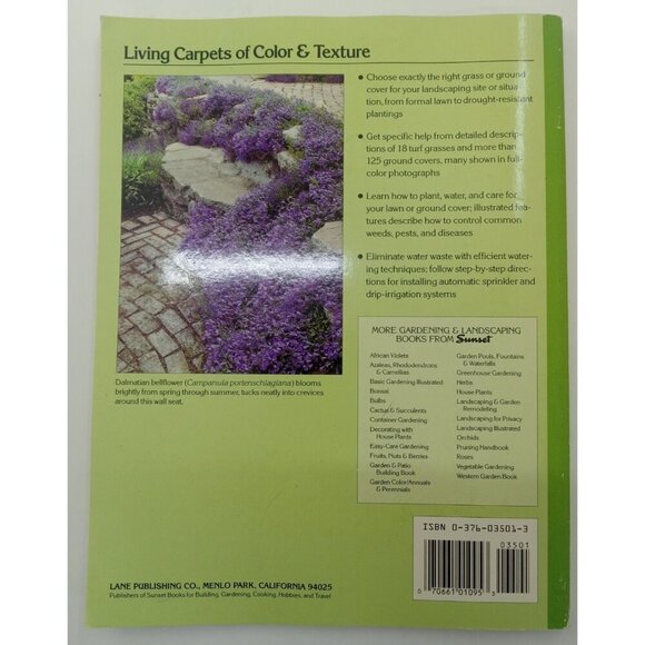 Sunset Lawns & Ground Covers – VG+ Vintage Gardening Guidebook, Rare - Picture 2 of 3